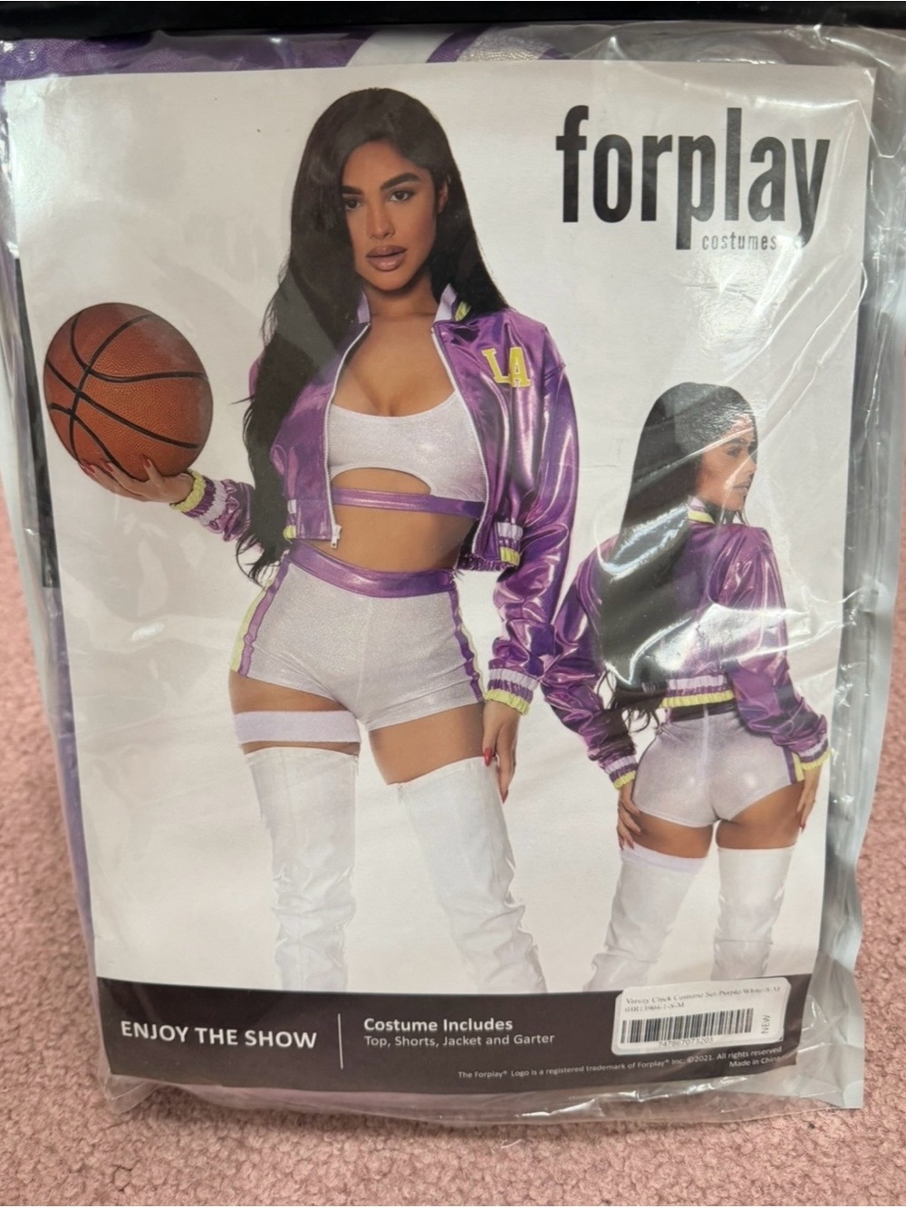 New S Forplay basketball festival Lola loony tunes costume rave outfit space ja